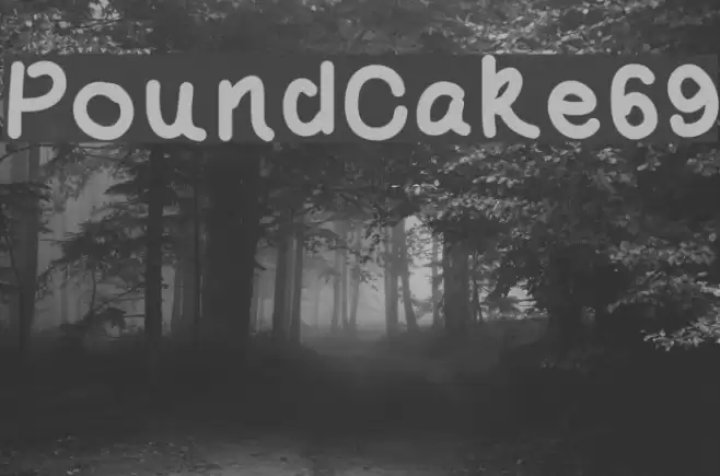PoundCake69 Font examples