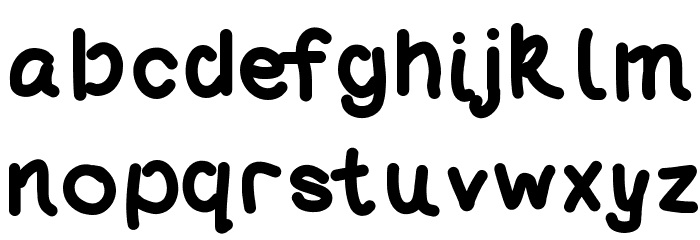 PoundCake69 Font LOWERCASE