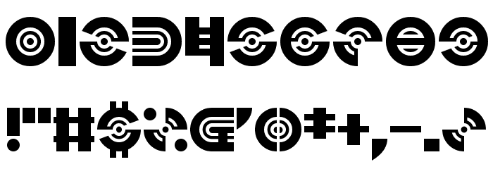 Pounds of Violence Font OTHER CHARS