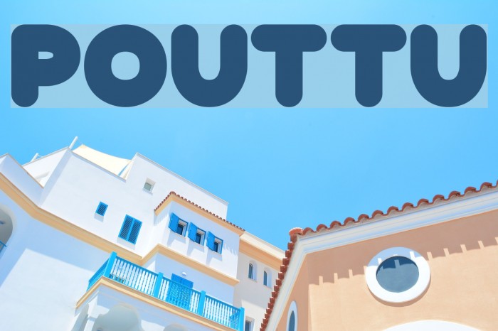 Pouttu Font examples