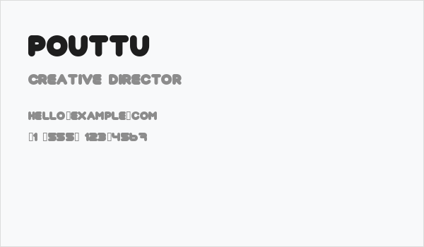 Pouttu Business Card