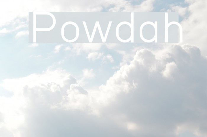 Powdah Example 1