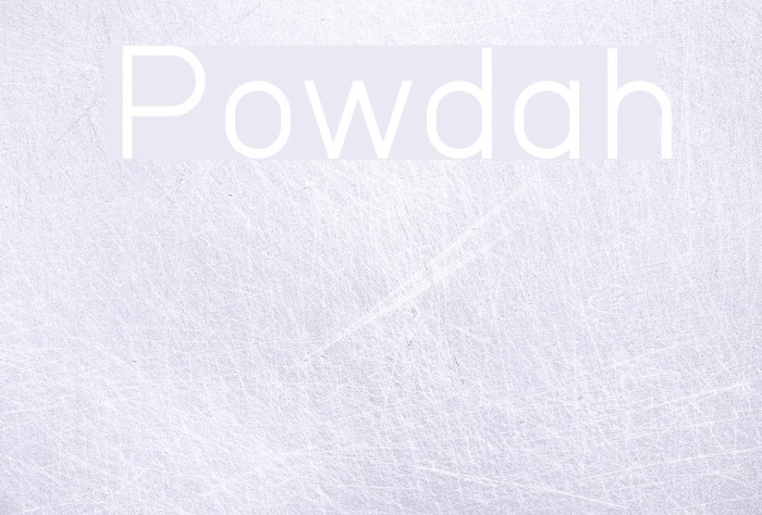 Powdah Example 3