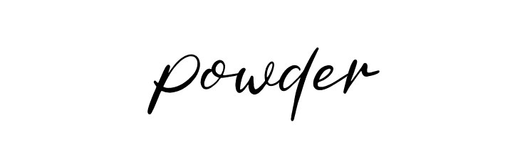 Powder  नि: शुल्क फ़ॉन्ट्स डाउनलोड