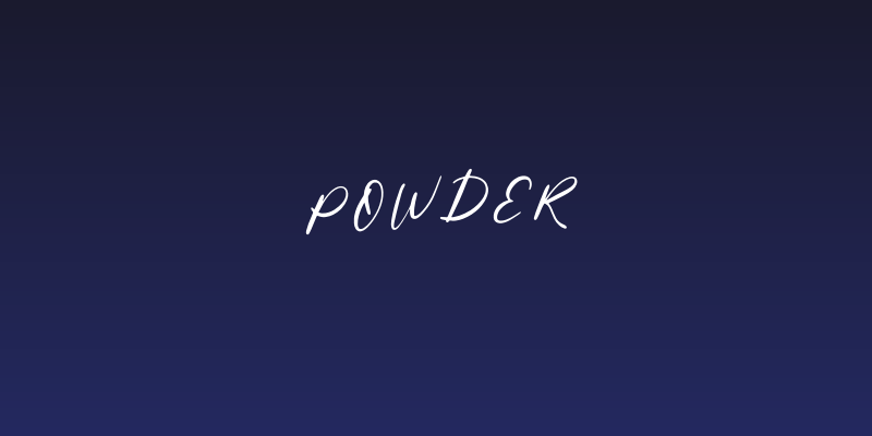Powder Social Header