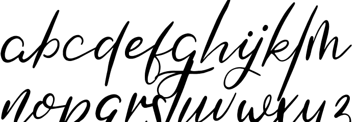 Powder Font LOWERCASE