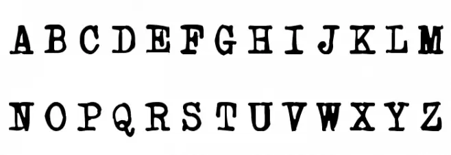 Powderfinger Type Schriftart Groß