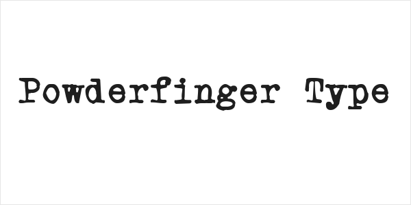 Powderfinger Type Logo