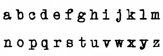 Powderfinger Type Шрифта строчной