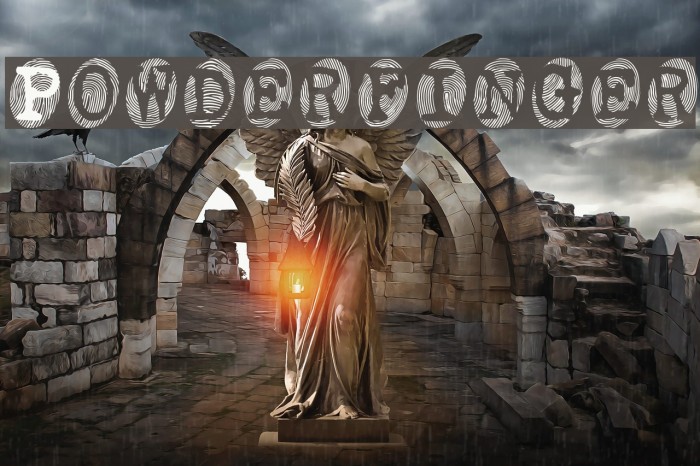 Powderfinger Font examples