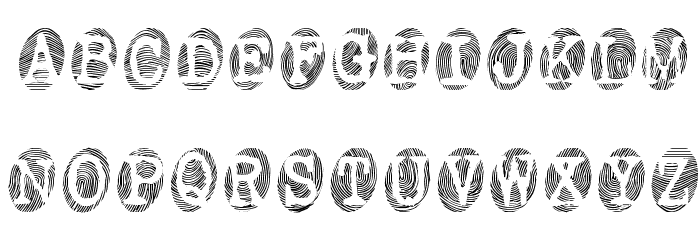 Powderfinger Font LOWERCASE