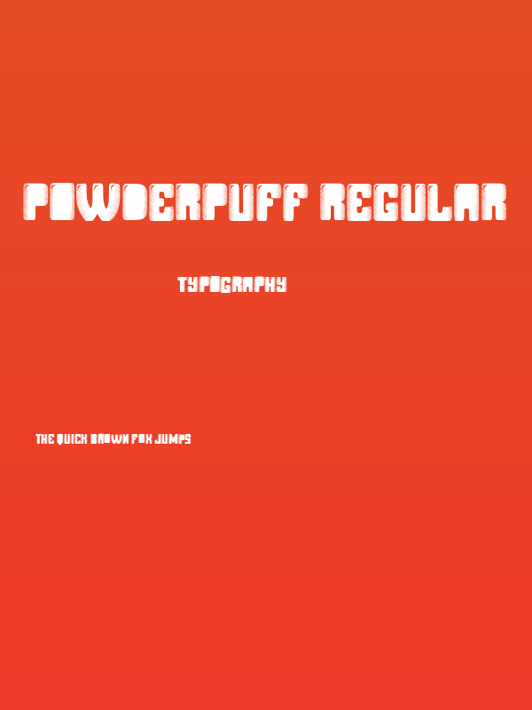 Powderpuff Regular Poster