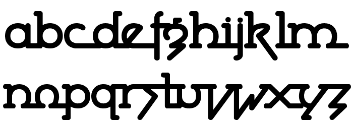 Powderworks BRK Font LOWERCASE