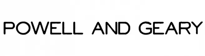 Powell and Geary  नि: शुल्क फ़ॉन्ट्स डाउनलोड