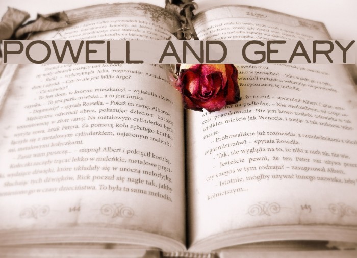 Powell and Geary Font examples