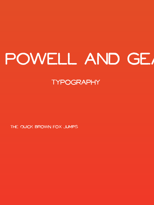 Powell and Geary Poster