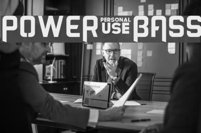 Power Bass Font examples