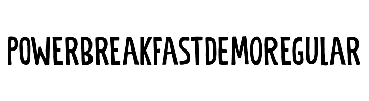 Power Breakfast DEMO Regular  Frei Schriftart Herunterladen