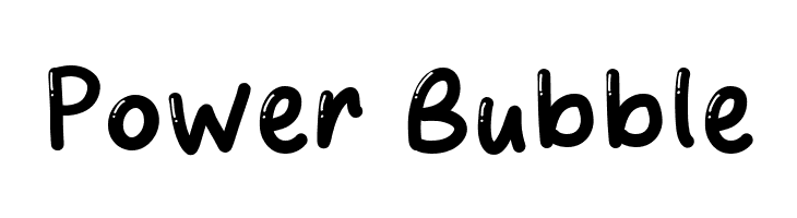 Power Bubble  font caratteri gratis