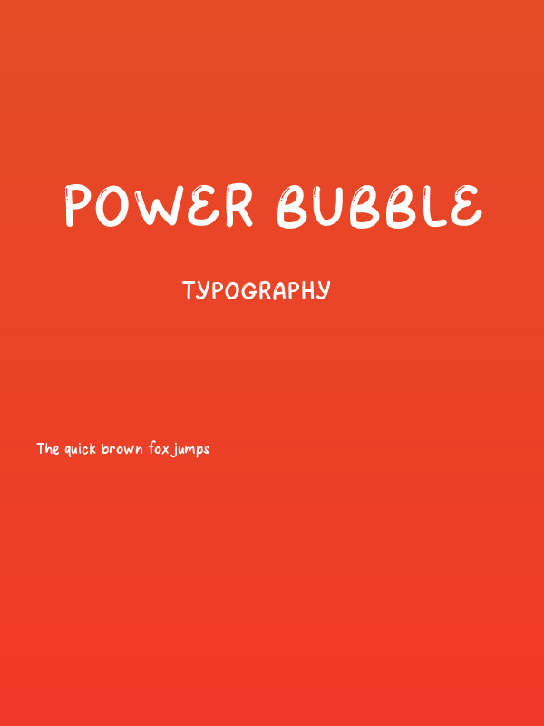 Power Bubble Poster