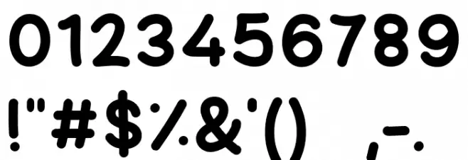 Power Calm Font OTHER CHARS