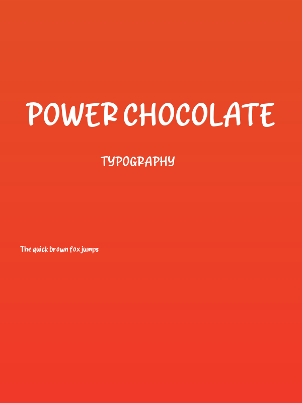 Power Chocolate Poster