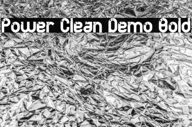 Power Clean Demo Bold Font examples