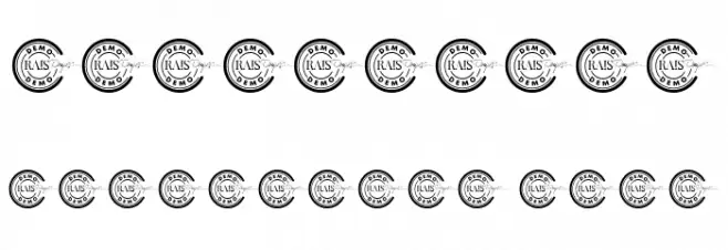 Power Clean Demo Italic フォント その他の文字