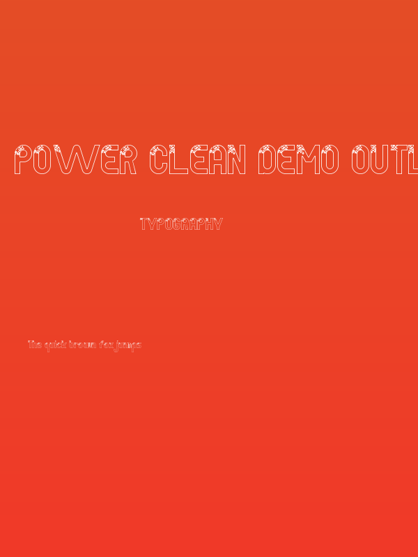 Power Clean Demo Outline Poster