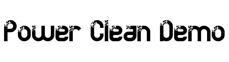 Power Clean Demo  Fuentes Gratis Descargar