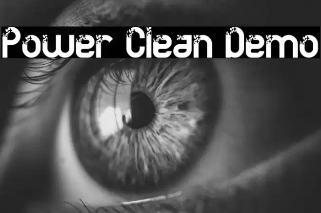 Power Clean Demo Caratteri examples