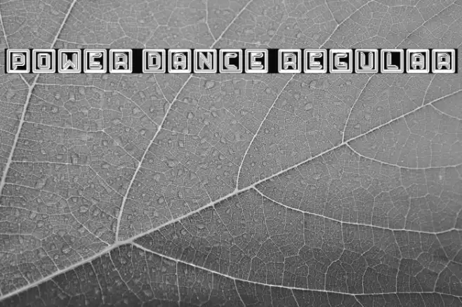 Power Dance Regular Font examples