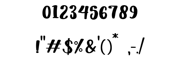 Power Dream Font OTHER CHARS