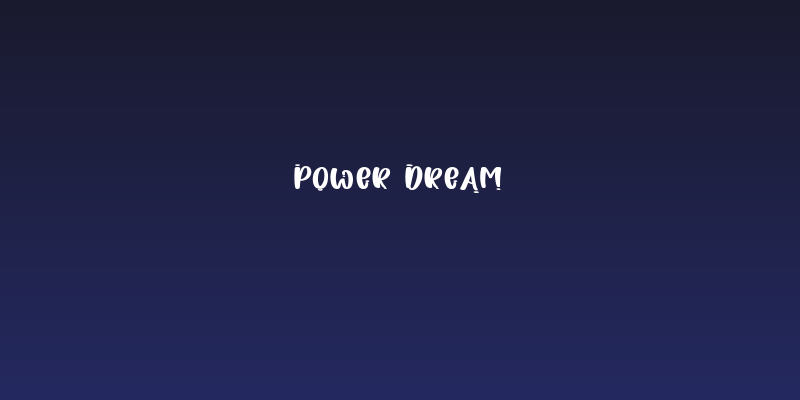 Power Dream Social Header
