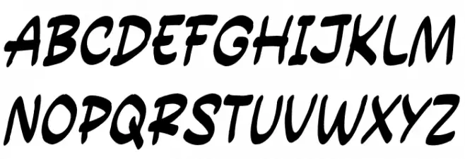 Power Entry Schriftart Groß
