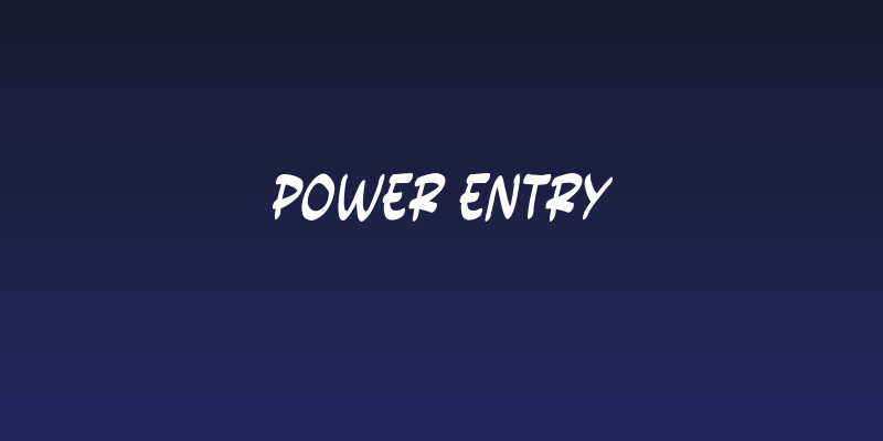 Power Entry Social Header