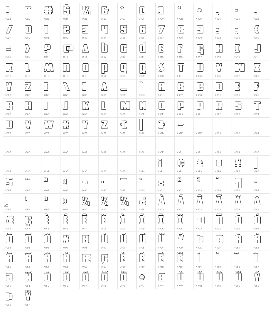 Power Lord 3D Regular Character Map