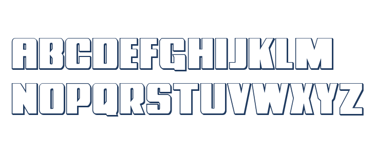 Power Lord 3D Regular Lowercase