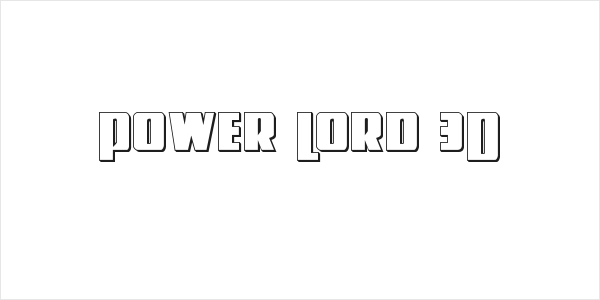 Power Lord 3D Logo