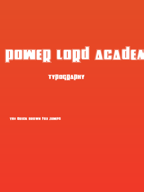 Power Lord Academy Regular Poster