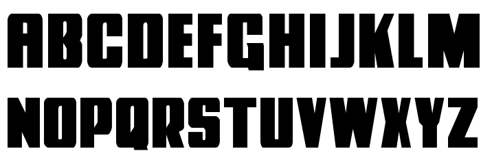 Power Lord Condensed Font LOWERCASE
