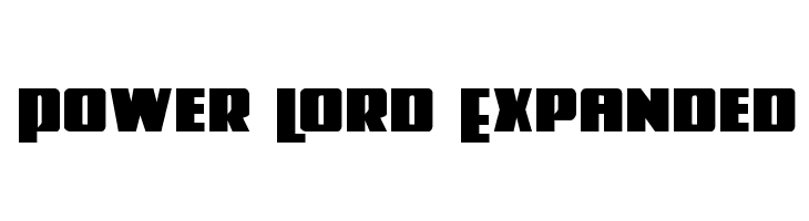 Power Lord Expanded  les polices de caractères gratuit tlcharger