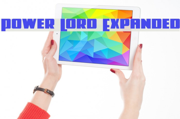 Power Lord Expanded Font examples