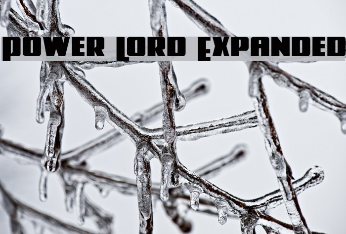 Power Lord Expanded Font examples