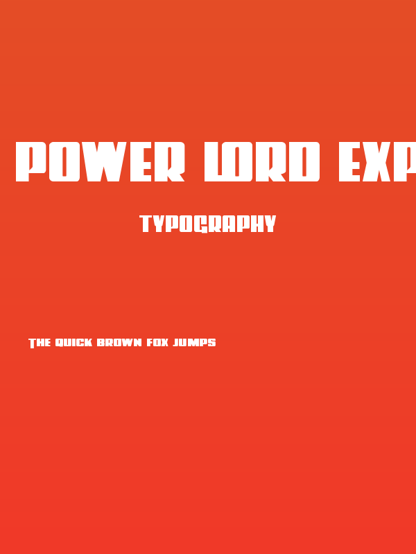Power Lord Expanded Poster