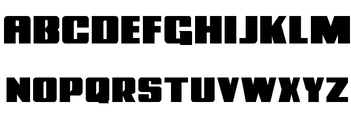 Power Lord Expanded Font LOWERCASE