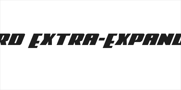 Power Lord Extra-Expanded Italic Logo