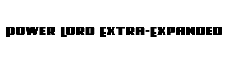 Power Lord Extra-Expanded  font caratteri gratis