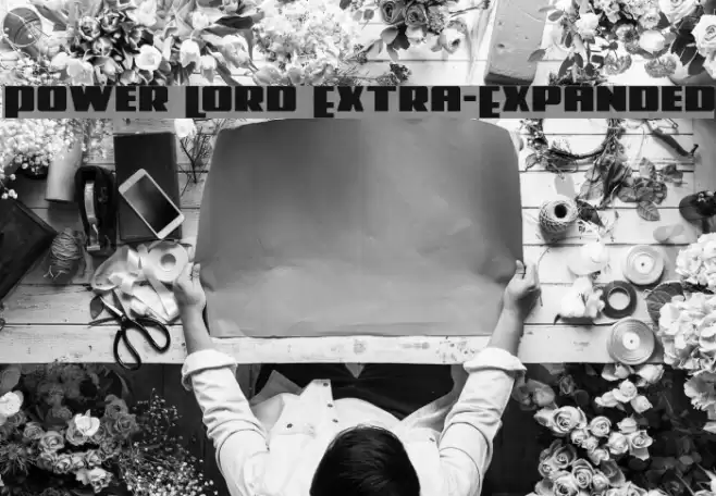 Power Lord Extra-Expanded Font examples