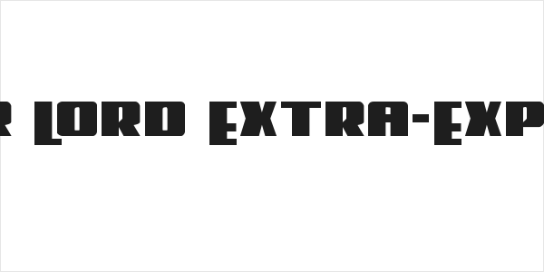 Power Lord Extra-Expanded Logo